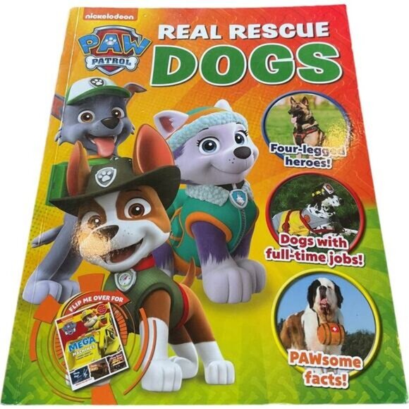 Nickelodeon Paw Patrol Real Rescue Dogs Childrens Book - Picture 2 of 9